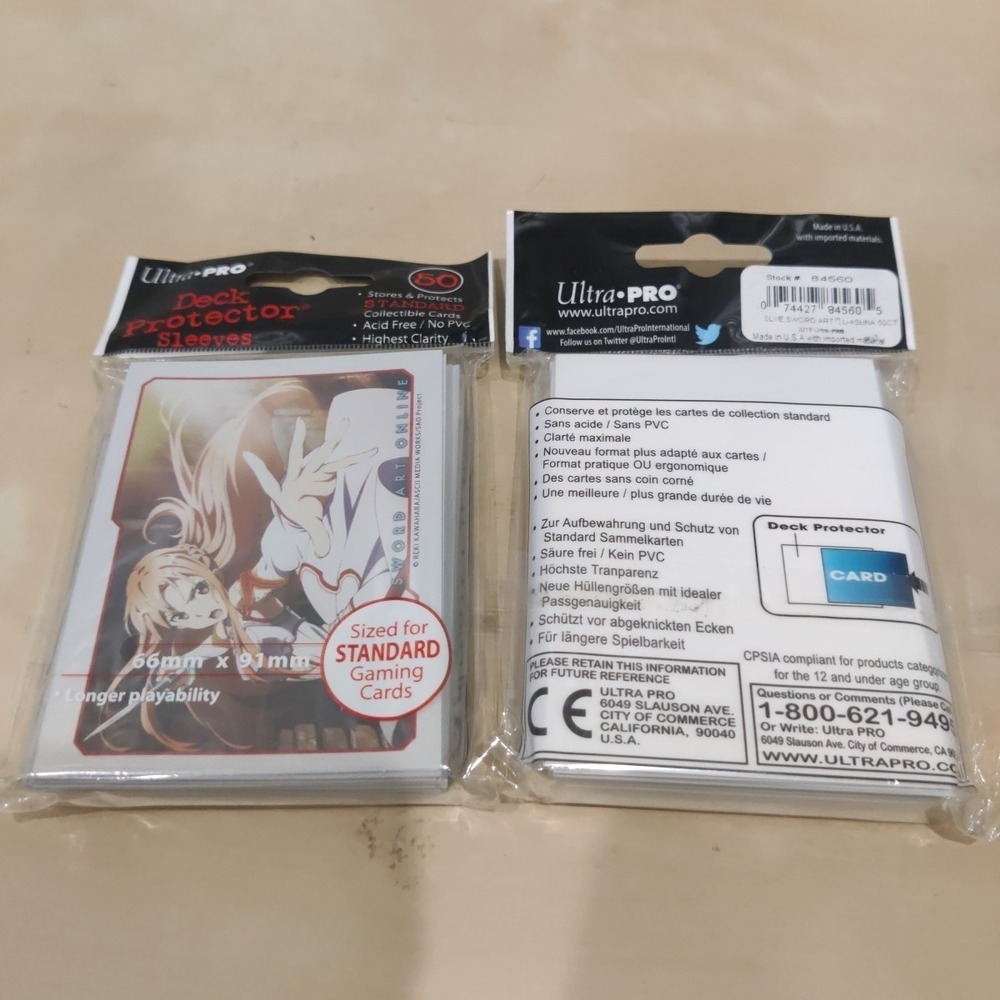 (2x) Asuna Sword Art Online Standard Size Anime Card Sleeves 50 Count Ultra Pro‎ - Picture 2 of 2
